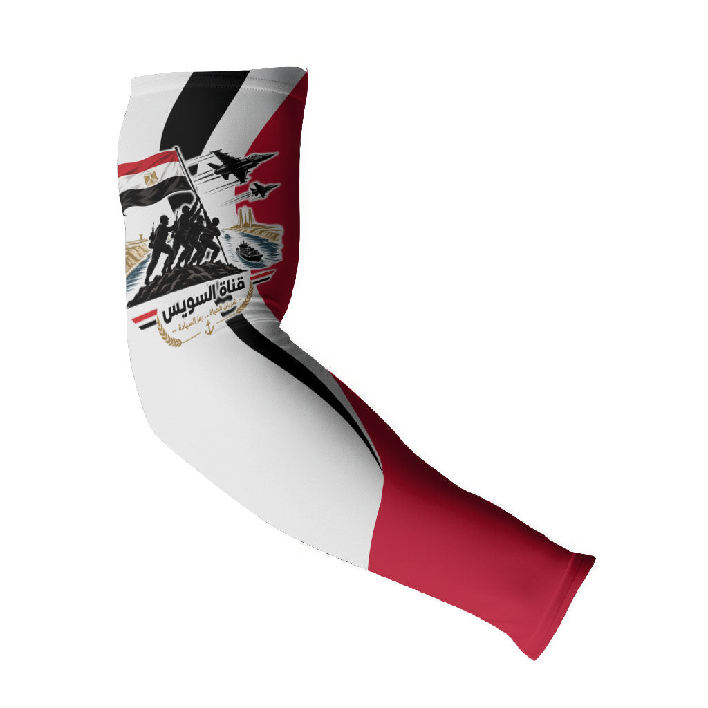 Egyptian Armed Forces Arm Sleeves Military Flag Jet Fighter - Suez Canal - Eagle Of Saladin
