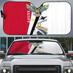 Egyptian Armed Forces Auto Sun Shade Military Flag Jet Fighter - Suez Canal - Eagle Of Saladin