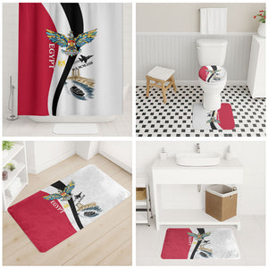 Egyptian Armed Forces Bathroom Set Military Flag Jet Fighter - Suez Canal - Eagle Of Saladin