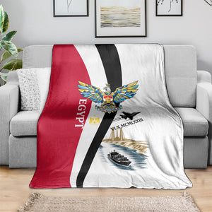 Egyptian Armed Forces Blanket Military Flag Jet Fighter - Suez Canal - Eagle Of Saladin