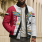 Egyptian Armed Forces Bomber Puffer Jacket Military Flag Jet Fighter - Suez Canal - Eagle Of Saladin