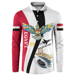 Egyptian Armed Forces Button Sweatshirt Military Flag Jet Fighter - Suez Canal - Eagle Of Saladin