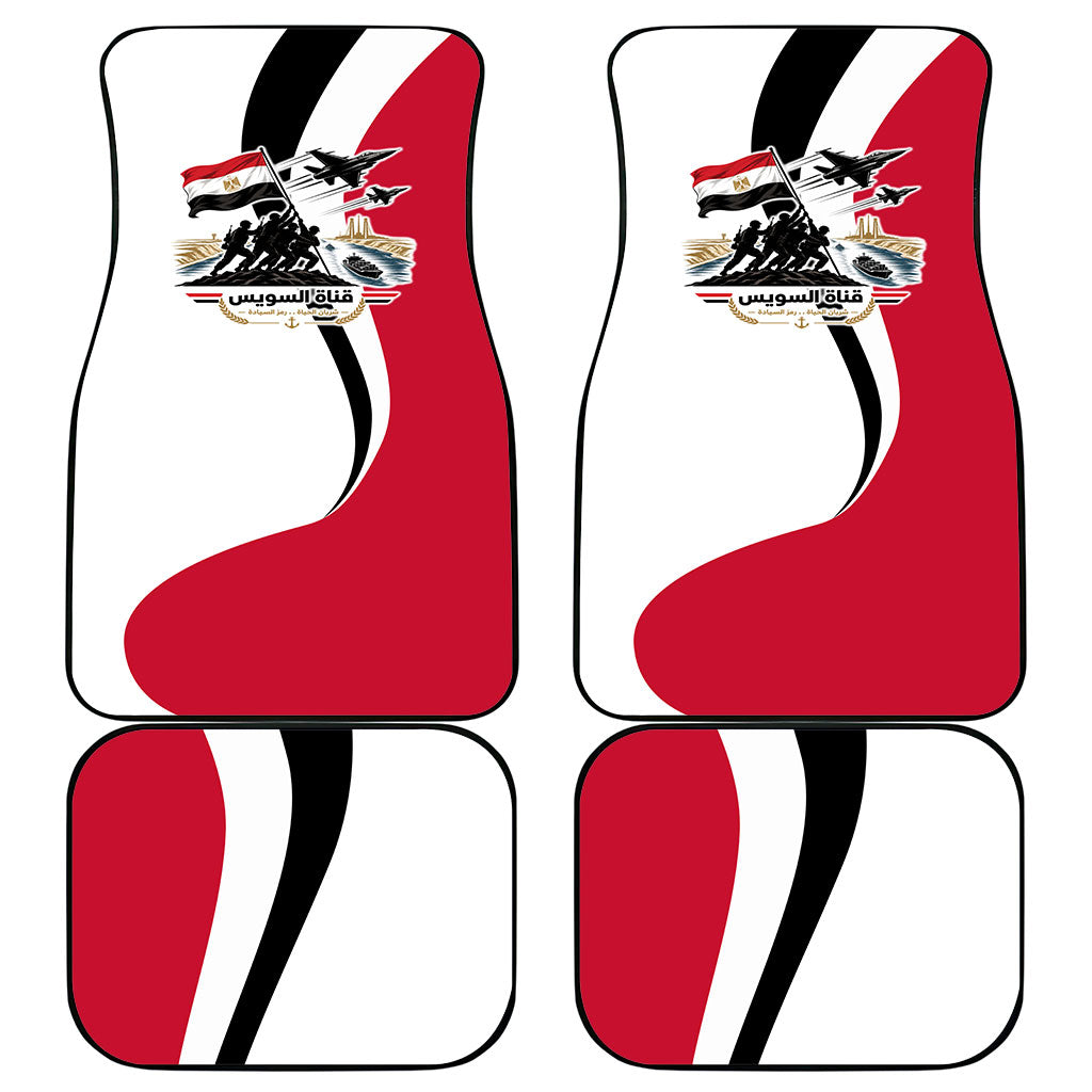 Egyptian Armed Forces Car Mats Military Flag Jet Fighter - Suez Canal - Eagle Of Saladin