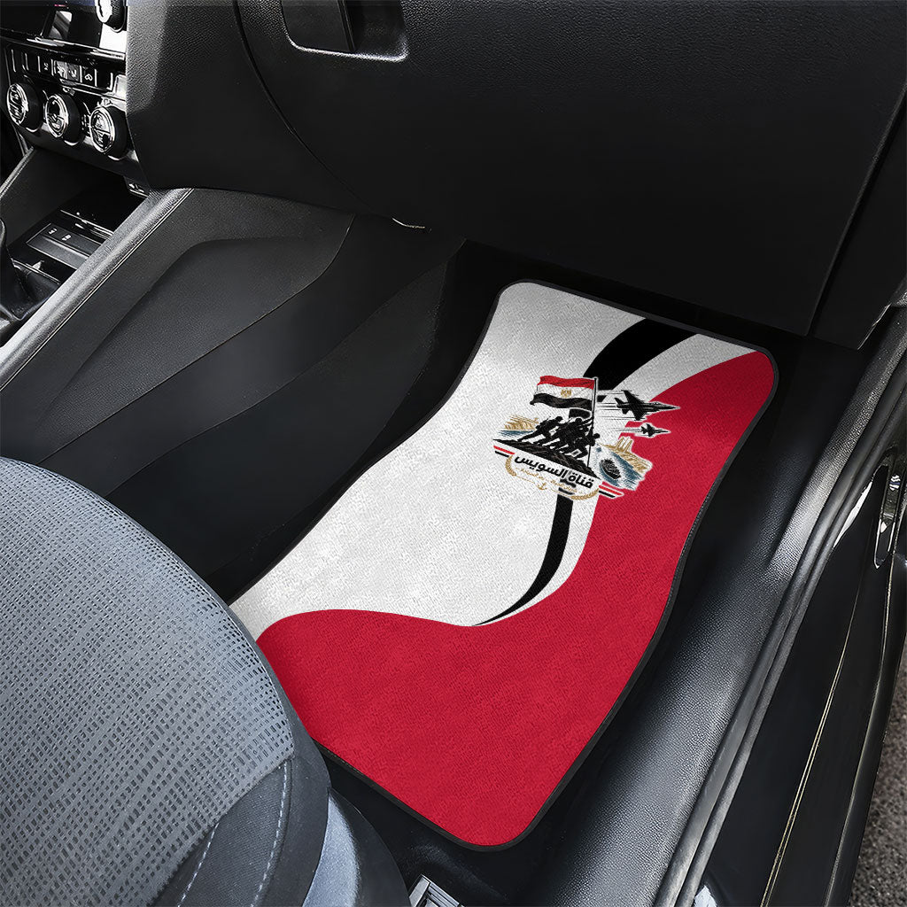 Egyptian Armed Forces Car Mats Military Flag Jet Fighter - Suez Canal - Eagle Of Saladin