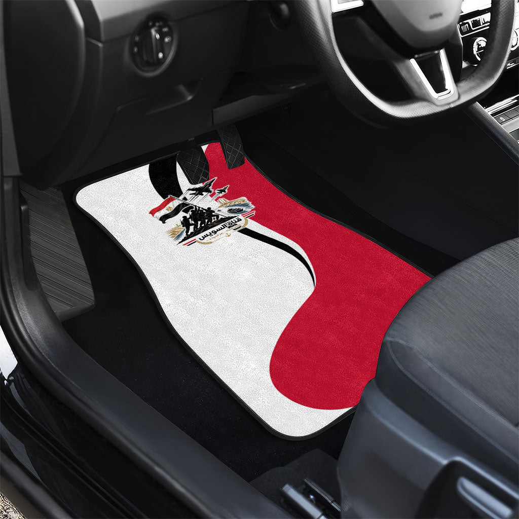 Egyptian Armed Forces Car Mats Military Flag Jet Fighter - Suez Canal - Eagle Of Saladin