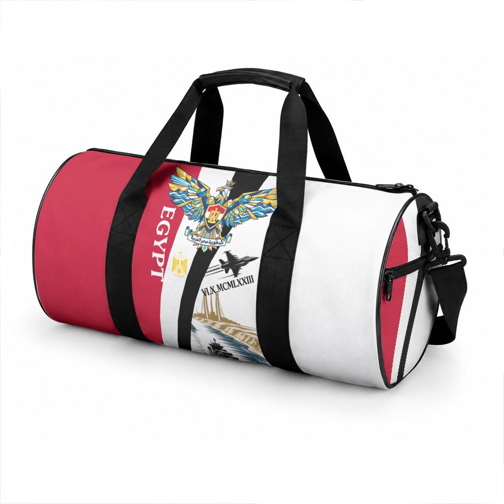 Egyptian Armed Forces Duffle Bag Military Flag Jet Fighter - Suez Canal - Eagle Of Saladin