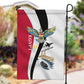 Egyptian Armed Forces Garden Flag Military Flag Jet Fighter - Suez Canal - Eagle Of Saladin