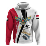 Egyptian Armed Forces Hoodie Military Flag Jet Fighter - Suez Canal - Eagle Of Saladin