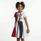 Egyptian Armed Forces Kid Short Sleeve Dress Military Flag Jet Fighter - Suez Canal - Eagle Of Saladin