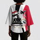 Egyptian Armed Forces Kimono Sleeve Blouse Military Flag Jet Fighter - Suez Canal - Eagle Of Saladin