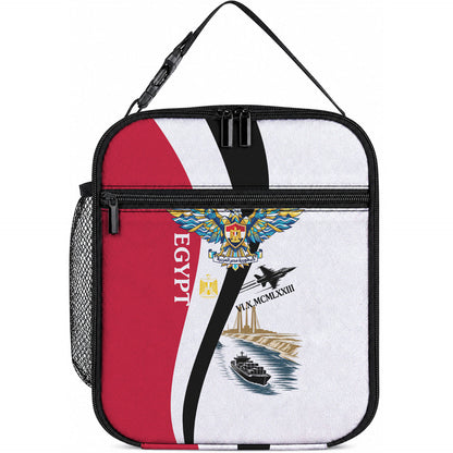 Egyptian Armed Forces Lunch Bag Military Flag Jet Fighter - Suez Canal - Eagle Of Saladin