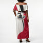 Egyptian Armed Forces Off Shoulder Maxi Dress Military Flag Jet Fighter - Suez Canal - Eagle Of Saladin