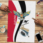 Egyptian Armed Forces Puzzle Military Flag Jet Fighter - Suez Canal - Eagle Of Saladin