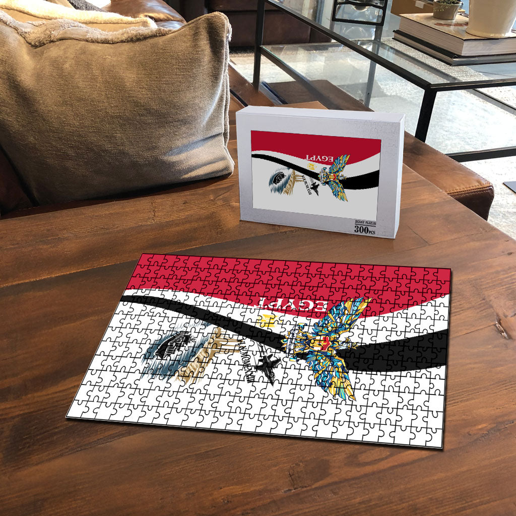 Egyptian Armed Forces Puzzle Military Flag Jet Fighter - Suez Canal - Eagle Of Saladin
