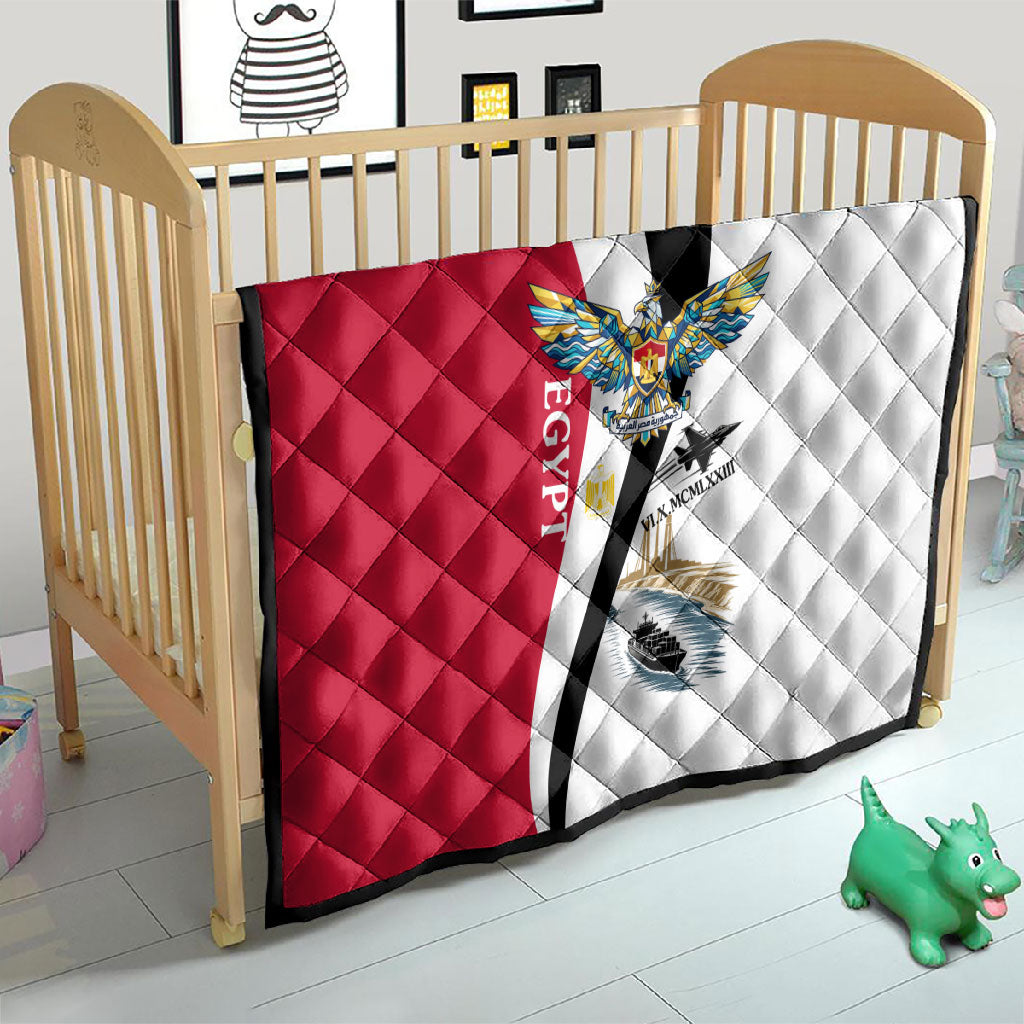Egyptian Armed Forces Quilt Military Flag Jet Fighter - Suez Canal - Eagle Of Saladin