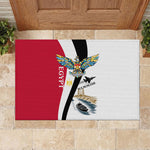 Egyptian Armed Forces Rubber Doormat Military Flag Jet Fighter - Suez Canal - Eagle Of Saladin