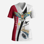 Egyptian Armed Forces Scrub Top Military Flag Jet Fighter - Suez Canal - Eagle Of Saladin