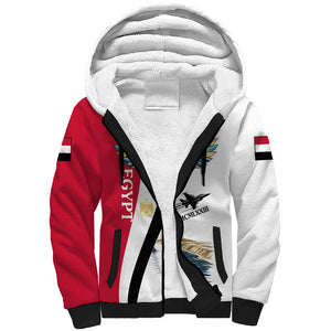 Egyptian Armed Forces Sherpa Hoodie Military Flag Jet Fighter - Suez Canal - Eagle Of Saladin