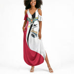 Egyptian Armed Forces Summer Maxi Dress Military Flag Jet Fighter - Suez Canal - Eagle Of Saladin