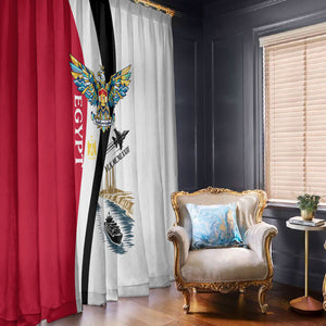 Egyptian Armed Forces Window Curtain Military Flag Jet Fighter - Suez Canal - Eagle Of Saladin