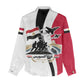 Egyptian Armed Forces Women Casual Shirt Military Flag Jet Fighter - Suez Canal - Eagle Of Saladin