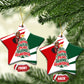 Sojourner Truth Christmas Ceramic Ornament Festive Holiday Graphic With Freedom Equality Peace Text