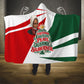 Sojourner Truth Christmas Hooded Blanket Festive Holiday Graphic With Freedom Equality Peace Text