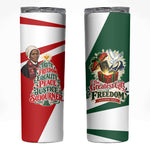 Sojourner Truth Christmas Skinny Tumbler Festive Holiday Graphic With Freedom Equality Peace Text