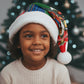 Sojourner Truth Christmas Santa Hat Festive Holiday Wreath Graphic With Winter Town Art