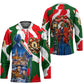 Sojourner Truth Christmas Hockey Jersey Festive Holiday Wreath Graphic With Winter Town Art