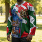 Sojourner Truth Christmas Hockey Jersey Festive Holiday Wreath Graphic With Winter Town Art