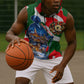 Sojourner Truth Christmas Sleeveless Hoodie Festive Holiday Wreath Graphic With Winter Town Art