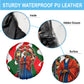 Sojourner Truth Christmas Spare Tire Cover Festive Holiday Wreath Graphic With Winter Town Art