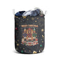 Black Nutcracker Family Christmas Laundry Basket African American Noel Wrapped In Drip