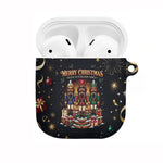 Black Nutcracker Family Christmas AirPods Case African American Noel Wrapped In Drip