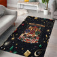 Black Nutcracker Family Christmas Area Rug African American Noel Wrapped In Drip