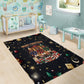 Black Nutcracker Family Christmas Area Rug African American Noel Wrapped In Drip