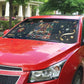 Black Nutcracker Family Christmas Auto Sun Shade African American Noel Wrapped In Drip