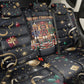 Black Nutcracker Family Christmas Back Car Seat Cover African American Noel Wrapped In Drip