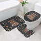Black Nutcracker Family Christmas Bathroom Set African American Noel Wrapped In Drip