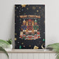 Black Nutcracker Family Christmas Canvas Wall Art African American Noel Wrapped In Drip
