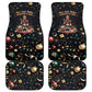 Black Nutcracker Family Christmas Car Mats African American Noel Wrapped In Drip
