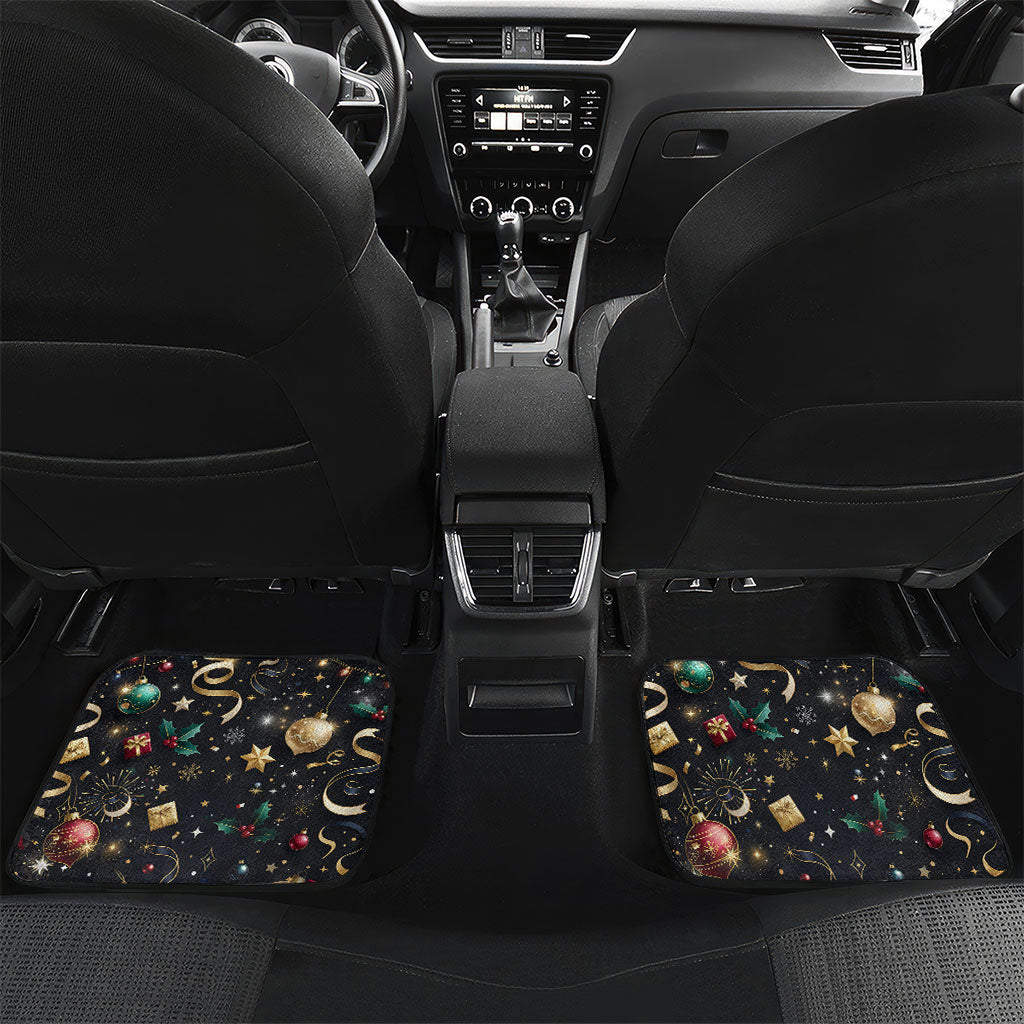 Black Nutcracker Family Christmas Car Mats African American Noel Wrapped In Drip