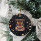 Black Nutcracker Family Christmas Ceramic Ornament African American Noel Wrapped In Drip