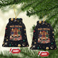 Black Nutcracker Family Christmas Ceramic Ornament African American Noel Wrapped In Drip