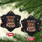 Black Nutcracker Family Christmas Ceramic Ornament African American Noel Wrapped In Drip