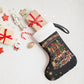 Black Nutcracker Family Christmas Stocking African American Noel Wrapped In Drip