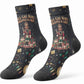Black Nutcracker Family Christmas Crew Socks African American Noel Wrapped In Drip