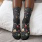 Black Nutcracker Family Christmas Crew Socks African American Noel Wrapped In Drip