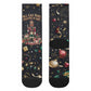 Black Nutcracker Family Christmas Crew Socks African American Noel Wrapped In Drip